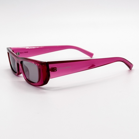 NEW SAINT LAURENT SL 553 003 UNISEX SUNGLASSES SL553 PINK GREY EYEWEAR - Picture 6 of 12